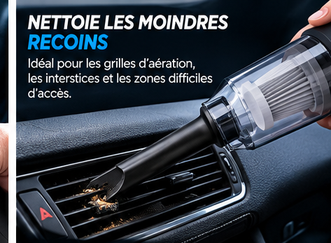 Mini Aspirateur de voiture sans fil