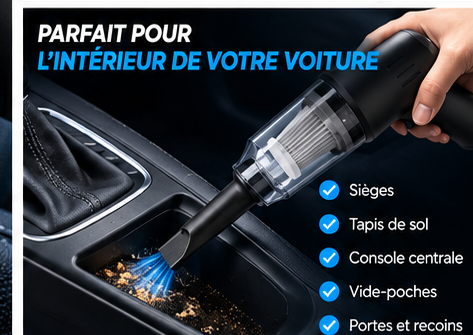 Mini Aspirateur de voiture sans fil
