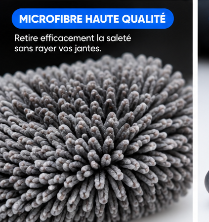 Brosse de nettoyage pour jante