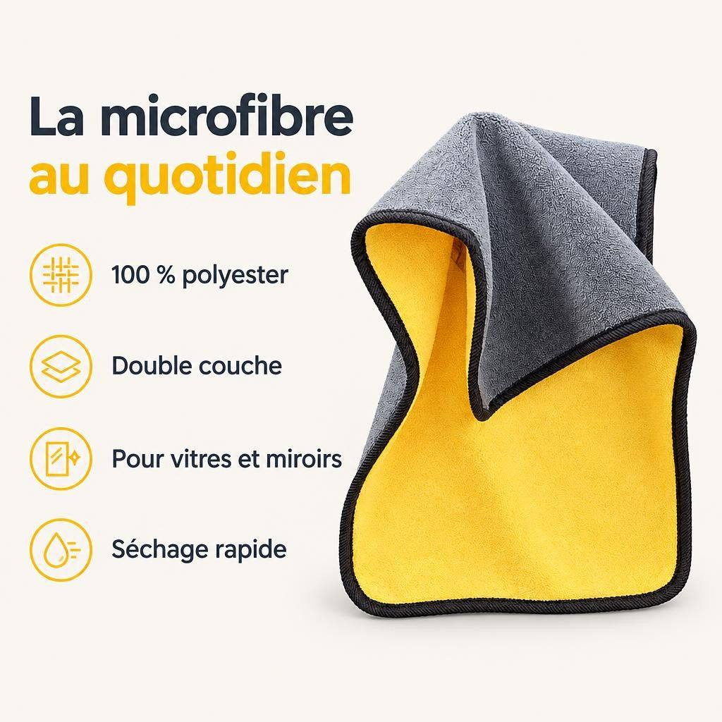 Chiffons microfibre pour voiture